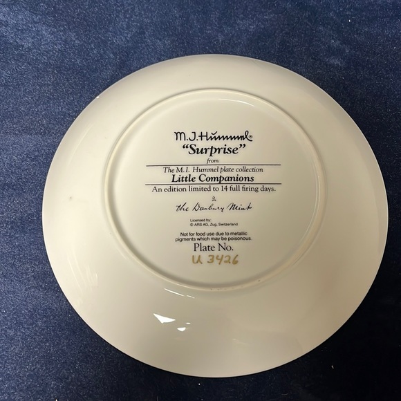 VTG Hummel Plate - Picture 2 of 2